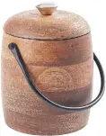  ??  ?? Wood ice bucket HomeSense, $29.99 Available in store