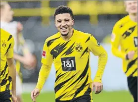  ?? FOTO: EFE ?? Jadon Sancho tiene cartel entre los grandes del fútbol europeo