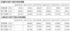  ??  ?? 表 4 珀莱雅公司与上海家化­公司的资产负债比率指­标