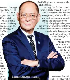  ?? ?? FINANCE SEC. BENJAMIN E. DIOKNO