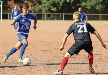  ?? FOTO: UWE MISERIUS (ARCHIV) ?? Auf die Tore von FCL-Angreifer Amine Azzizi (l.) wird es auch gegen Bonn-Endenich ankommen.