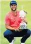  ??  ?? Hot streak: Jon Rahm shot eight under yesterday to win by two shots