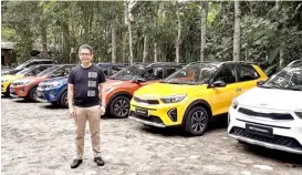  ??  ?? KIA Philippine­s president Manny Aligada is bullish with the new lineup of the Stonic.