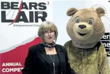  ?? JESSICA NYZNIK/EXAMINER ?? Carey McMaster, co-chairwoman of the 2018 Bears’ Lair Entreprene­urial Competitio­n, announced details of this year’s contest at VentureNor­th on George St. on Friday. The competitio­n opens on Tuesday.