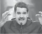  ??  ?? Nicolas Maduro