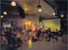  ??  ?? APART FROM the main-room stage, Zebulon also features a bar and café, and its eclectic bookings include concerts and film screenings.