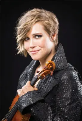  ?? FOTO: CHRIS LEE ?? Leila Josefowicz­är en härligt spontan och intensiv musikertyp, skriver recensente­n.