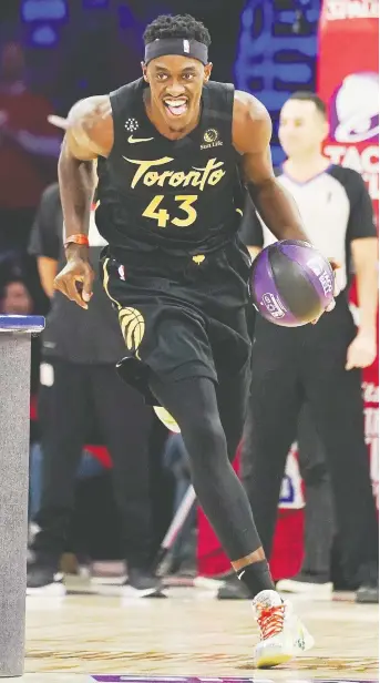  ?? TODAY SPORTS KYLE TERADA/USA ?? The Raptors will need forward Pascal Siakam to be more consistent in the NBA playoffs.