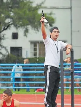  ??  ?? Pasión. Emanuel Benítez (32) había practicado atletismo y era referí.