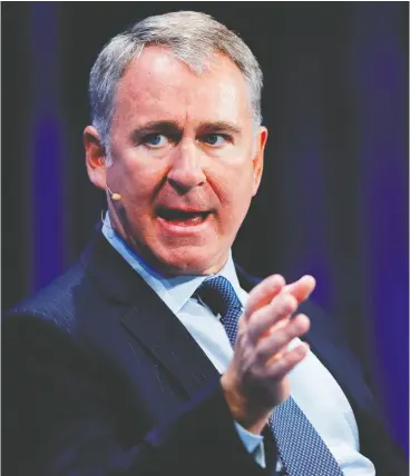  ?? MIKE BLAKE / REUTERS FILES ?? CEO Ken Griffin says that Citadel Securities, which executes roughly 47 per cent of all U.s.-listed retail volume, had toiled for years to help give consumers “a better price.”