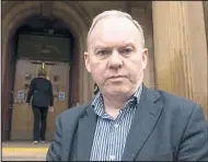  ??  ?? Sean Clerkin, who is standing trial for alleged breach of the peace at Paisley Sheriff Court