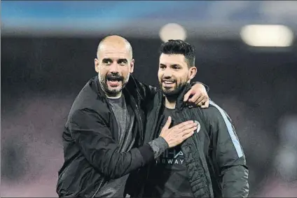  ?? FOTO: GETTY ?? El City de Guardiola y de Agüero, ante una nueva prueba de nivel frente al Arsenal