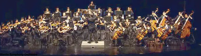  ??  ?? Manila Symphony Orchestra