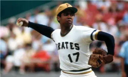  ?? Photograph: Focus On Sport/Getty Images ?? Dock Ellis went on to work in anti-drug programs in his hometown of Los Angeles.