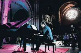  ?? FESTIVAL BAL Y GAY ?? El pianista Daniel Haide a la catedral de Mondoñedo amb Prégardien