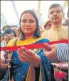  ?? HT PHOTO ?? ■ Sheetal Verma, wife of DM, Barabanki, Adarsh Singh inaugurati­ng the mela on Tuesday.
