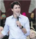  ??  ?? Prime Minister Justin Trudeau