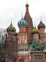  ?? The Sentinel-Record/Lance Brownfield ?? ■ St. Basil’s Cathedral in Red Square, shown in January 2020, is still a popular tourist attraction for people in Russia, standing on the grounds of the Kremlin since 1561.