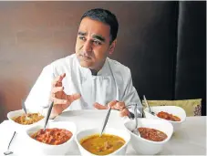  ?? /Bloomberg ?? Gone: Rasoi Vineet Bhatia at his London restaurant, which closed in October. Vineet Bhatia, a Chelsea stalwart for 13 years, was once one of the city’s favourite restaurant­s.