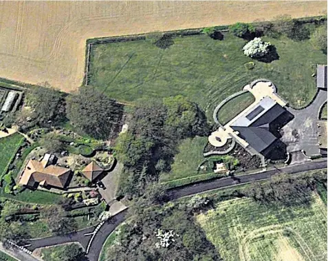  ??  ?? Peter Smythe, left, arrived at court on crutches after allegedly clashing with Nigel Clark over a boundary ditch between their homes in Tolleshunt D’arcy, Essex, above