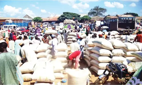  ?? Photo: Idris Mahmud ?? Business activities at the ever busy Funtua Market, in Katsina State