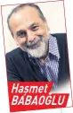  ??  ?? Haşmet BABAOĞLU