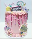  ?? (Pic: Eryn O’Sullivan) ?? Eryn O’Sullivan, Coláiste Fionnchua student, won second place with her stunning Willy Wonka vanilla layer cake at the Kenwood Young Baker Awards