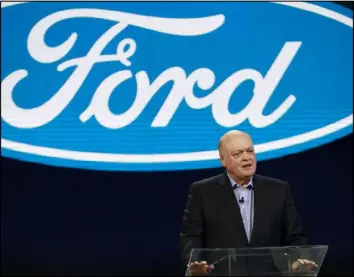  ?? Carlos Osorio The Associated Press file ?? Jim Hackett, chief executive officer of Ford Motor Co., said U.S. tariffs on imported steel and aluminum will cost the company $1 billion.