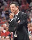  ?? JAMIE RHODES, USA TODAY SPORTS ?? Rick Pitino’s job status will be discussed Monday.