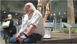  ?? MATT VOLZ/AP ?? Jack Horner is developing a three-dimensiona­l hologram exhibit.