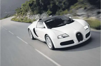  ??  ?? The Bugatti Veyron is one of the classic cars that will be on show at Perth and Scone Palace.