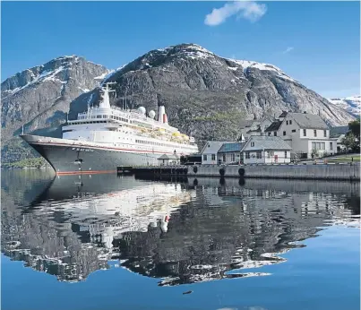  ??  ?? A variety of sailings from Rosyth will be on offer, including one to the Norwegian fjords.
