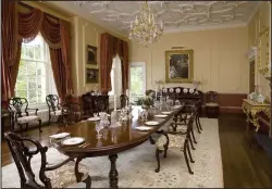  ??  ?? Opulent: Guests will be impressed by the luxury dining room