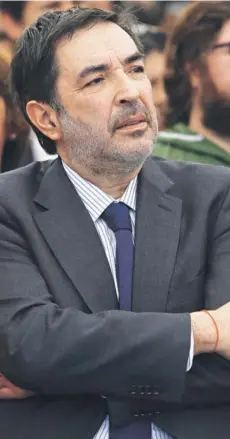  ??  ?? ► El presidente del consejo directivo del Servel, Patricio Santamaría.