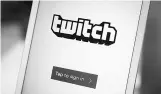  ?? REUTERS ?? Twitch, where users can watch live streams of video games and other activities, currently has 17,000 ‘partners’