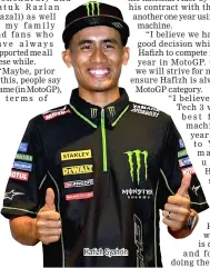  ??  ?? Hafizh Syahrin