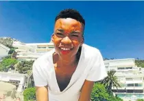  ?? Picture: INSTAGRAM ?? BIG BREAK: Actor Aphiwe Mkefe opens up about landing the role of Nkululeko on ‘Mzansi Magic’