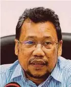  ??  ?? Datuk Che Abdullah Mat Nawi