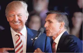  ?? GETTY ?? President Donald Trump granted a “full pardon” for Michael Flynn, the former national security adviser who pleaded guilty to lying to the FBI.