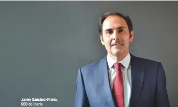  ?? ?? Javier Sánchez-Prieto, CEO de Iberia