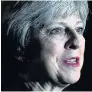  ??  ?? > Theresa May