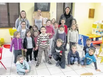  ??  ?? Les enfants, certes bien encadrés et guidés, ne manquent pas d’idées pour les animations à venir.