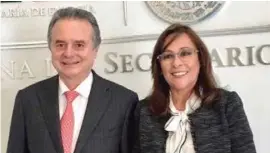  ??  ?? PRESENTE Y FUTURO. Coldwell y Nahle tuvieron su primera reunión de trabajo.