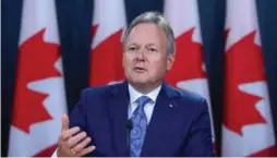  ?? SEAN KILPATRICK/THE CANADIAN PRESS FILE PHOTO ?? Statements in recent weeks by Stephen Poloz, governor of the Bank of Canada, have suggested the bank is moving closer to its first rate increase in nearly seven years.