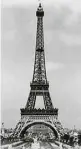  ??  ?? Tour Eiffel, Exposition Universell­e 1889.