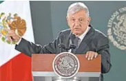  ?? HERIKA MARTINEZ/GETTY-AFP ?? President Andres Manuel Lopez Obrador has promised to combat crime by providing more economic opportunit­ies.