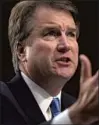  ?? SAUL LOEB/GETTY-AFP ?? The Senate set a procedural vote on Brett Kavanaugh’s Supreme Court nomination for today.