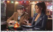  ?? (ABC via AP/Eric McCandless) ?? Martin Mull (left) and Gina Rodriguez are shown at a bar in a scene from ABC’s “Not Dead Yet.”