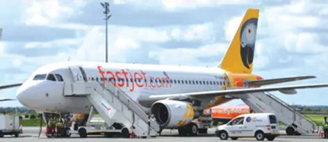  ??  ?? fastjet Zimbabwe will offer up to three daily return flights between Harare and Johannesbu­rg with effect from next month