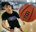  ?? JIM WEBER/NEW MEXICAN FILE PHOTO ?? Capital guard Santiago Bencomo, left, practices shooting on June 16. On Thursday, he scored 27 points despite a sprained ankle in a 77-49 win over Tohatchi.